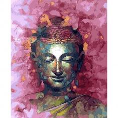 Paint by numbers Painted Buddha - already stretched on a wooden frame