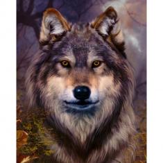 Paint by numbers Wolf head - without frame
