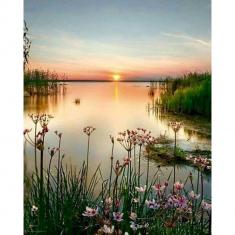 Paint by numbers Peaceful Lake - without frame