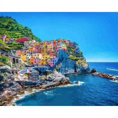 Paint by numbers Beach City - without frame