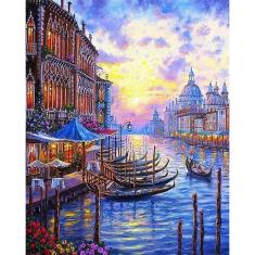 Paint by numbers The Grand Canal of Venice - already stretched on a wooden frame
