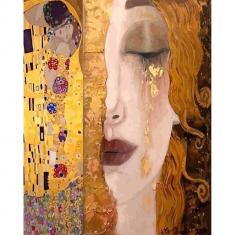 Paint by numbers Gustav Klimt - already stretched on a wooden frame