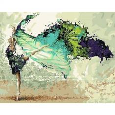 Paint by numbers Modern Dancers - already stretched on a wooden frame
