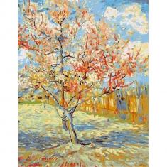 Paint by numbers Van Gogh The Pink Peach Tree - already stretched on a wooden frame