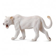 Weiße Löwenfigur: Löwin