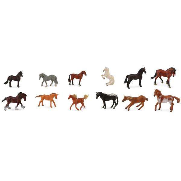 Lot von 12 Figuren: Pferde - Collecta-89109