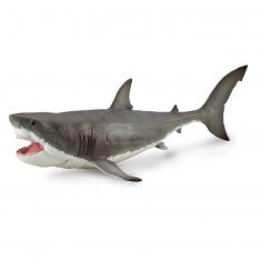 Prähistorische Figur: Der Megalodon