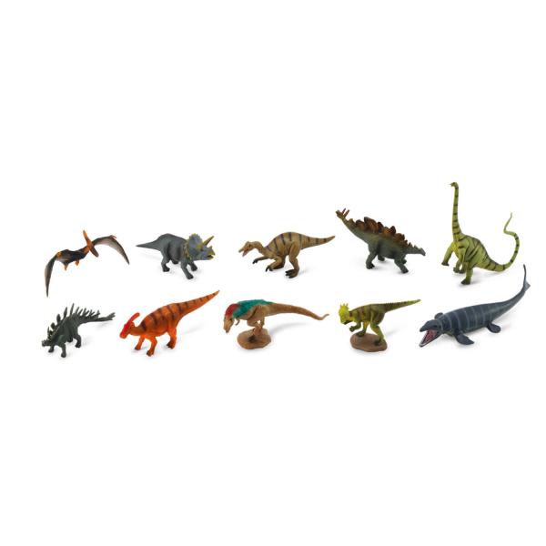  Minifiguren - Vorgeschichte: Set mit 10 Mini-Dinosauriern - Collecta-COL89101
