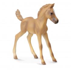 Pferdefigur: Haflinger-Fohlen stehend