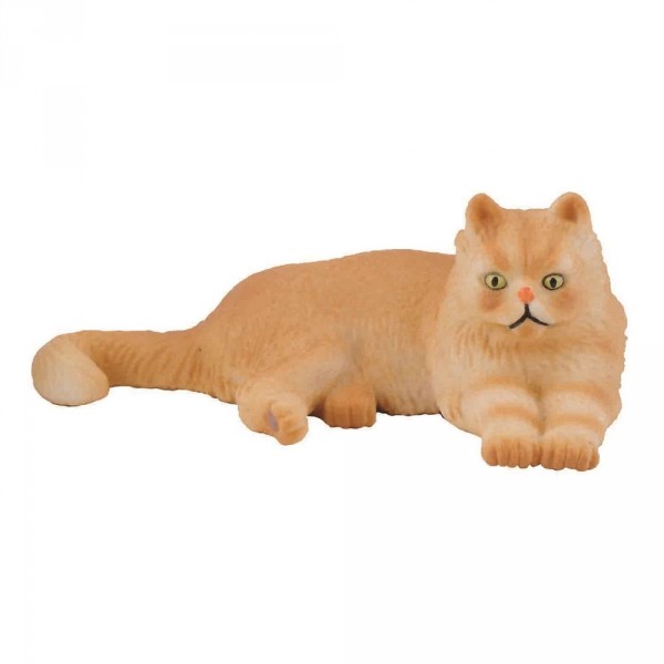 Figurine Chat : Persan couché - Collecta-COL88330