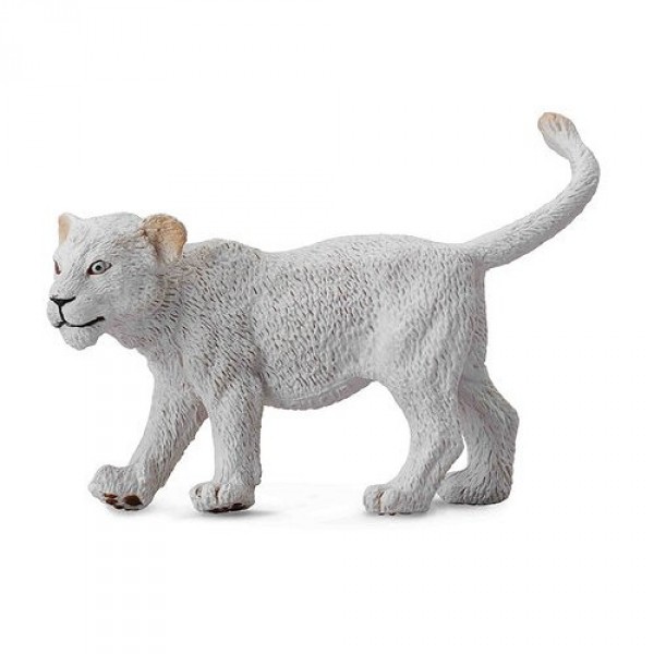 Figurine Lion blanc : Lionceau - Collecta-COL88551
