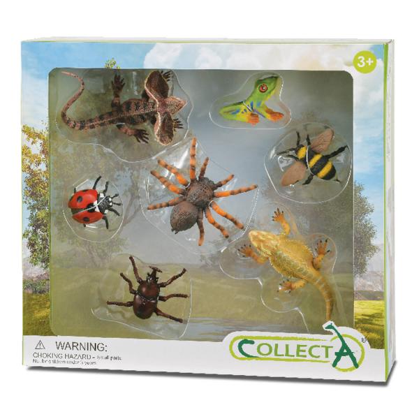 Figurines Insectes : Set de 7 Insectes - Collecta-COL89819