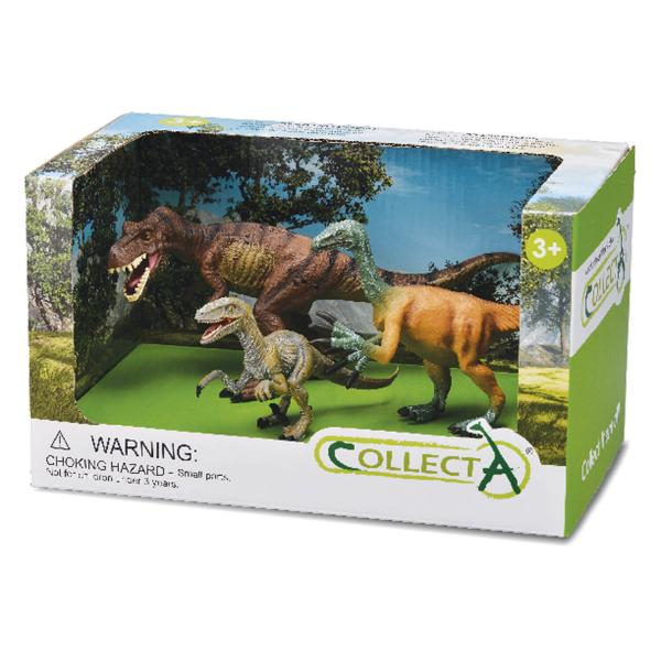 Figurines Préhistoire: Set De 3 figurines dinosaures - Collecta-COL89127