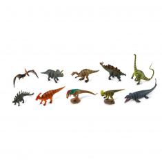 Figurines Mini - Préhistoire :  Set de 10 mini Dinosaures 