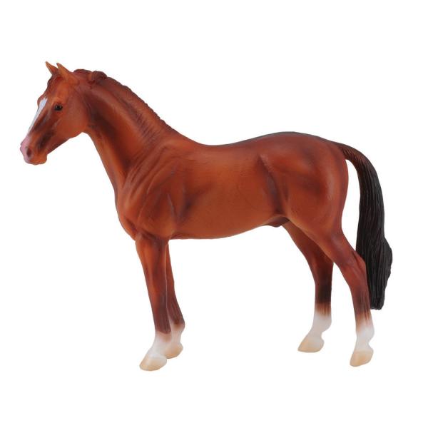 Figurine Cheval XL : Etalon Hanovrien Marron   - Collecta-COL88432