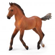 Figurine Cheval : Hanovrien Poulain Bai 