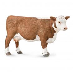 Figurine La Ferme (L): Vache Hereford