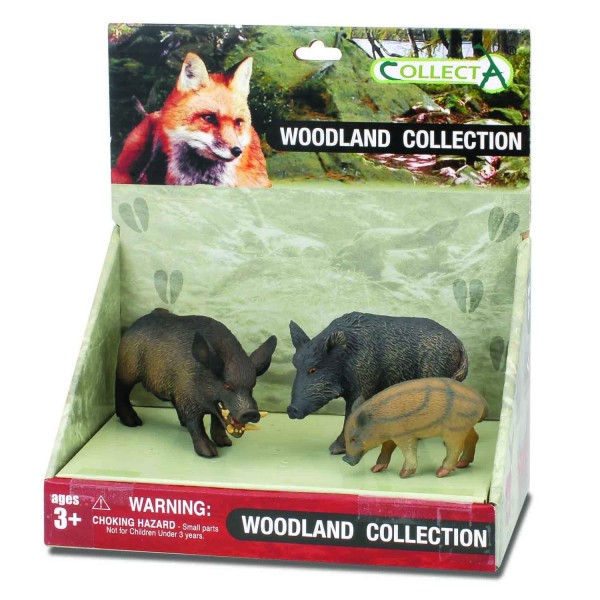 Figurines Cochons sauvages - Collecta-COL89271