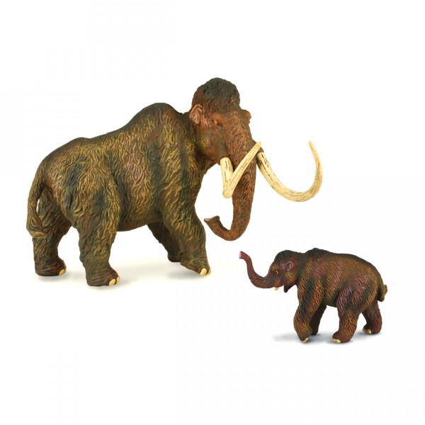 Figurine Préhistoire : Mammouth & Bébé - Collecta-COL89796