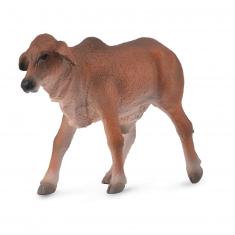 Figurine La Ferme (S): Veau Brahmane Rouge