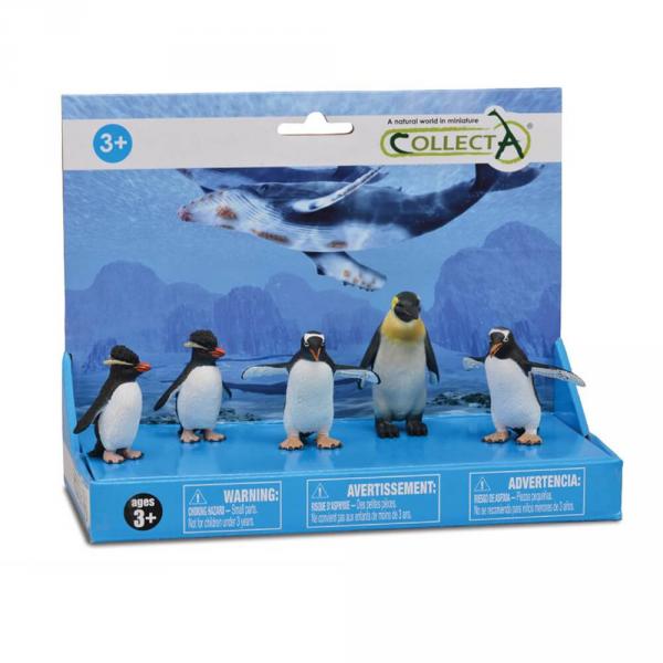 Set 5 figurines Animaux marins - Collecta-COL89640