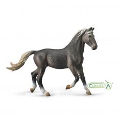 Figurine Chevaux (XL) : Jument Oryol Gris Foncé 