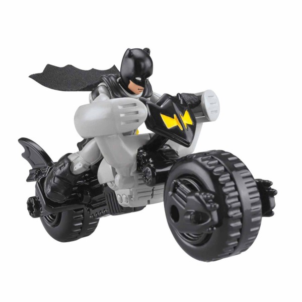 Figurine Imaginext DC Super Friends : Batman et Batcycle - FisherPrice-M5645-BFT57