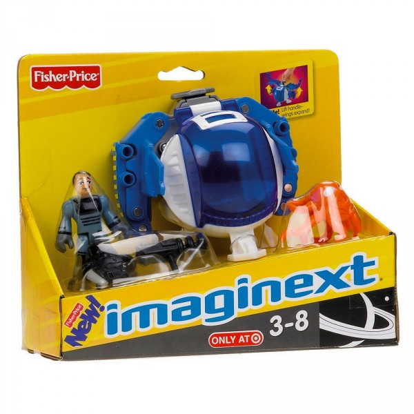 Véhicule Imaginext avec figurine et accessoires : Space Pod - Fisher-Price-R2740-R4570
