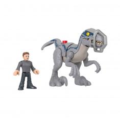 Figura Imaginext: Jurassic World: Blue on the Run