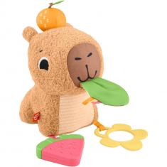Peluche Anneau De Dentition Et Hochet : Mon Capybara Câlins