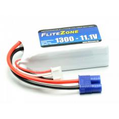 Accu LiPo 3S 1300mah - 11,1v (30C) Prise EC3 - FliteZone