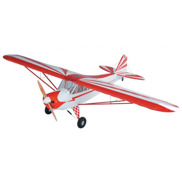 Super Flying Model Piper Cub (Clipped) 25% ARTF Red - A-SFM8712A