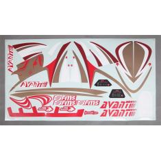 FMS AVANTI DECAL SHEET 