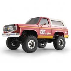 Voiture Chevrolet K5 blazer FCX24 Pro brushless Crawler RTR 1/24 - Rouge