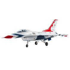 Jet à turbine électrique 64 mm F-16 Fighting Falcon PNP - Bleu Thunder