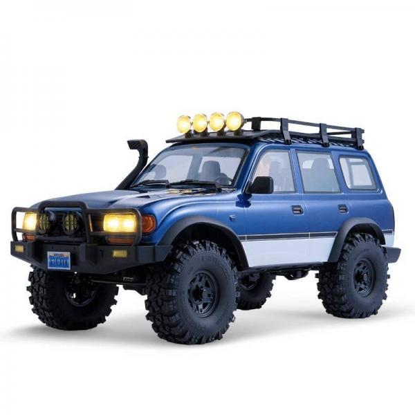 Voiture Toyota Land cruiser 80 FCX10Pro scaler ARTR kit RS version 1/10 - Bleu - FMS11061RS-BU-PRO