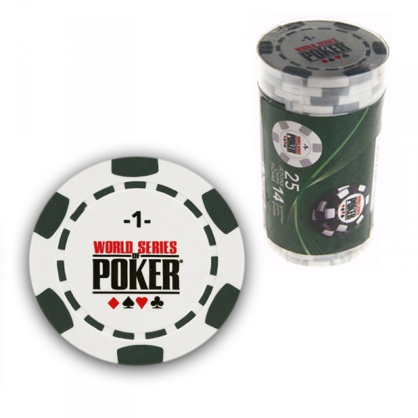 25 jetons de poker : 1 - FranceCartes-32007-33600