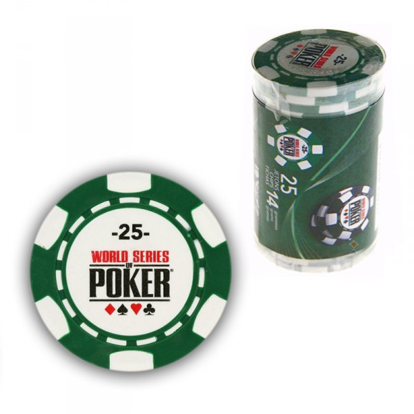 25 jetons de poker : 25 - FranceCartes-32007-33602