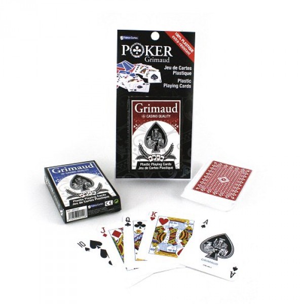 Cartes de Poker Grimaud : Poker Classique : Bleu - FranceCartes-390149B