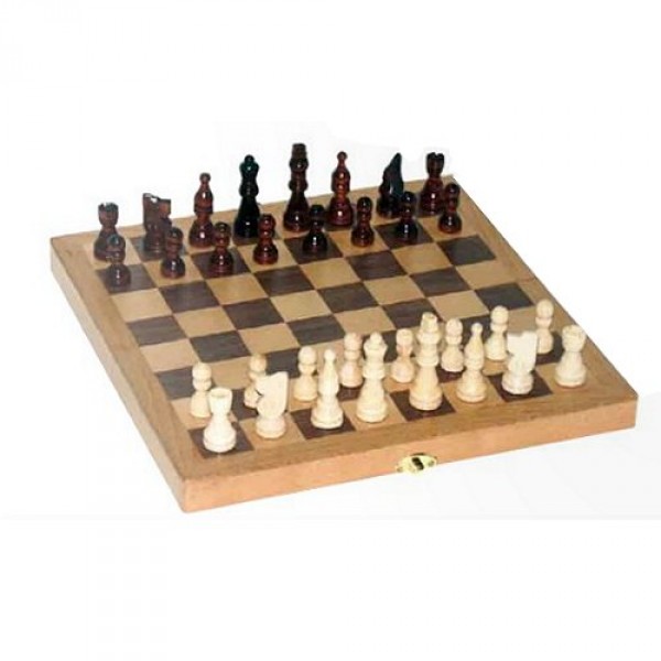 Coffret d'échecs en bois marqueté - FranceCartes-509305