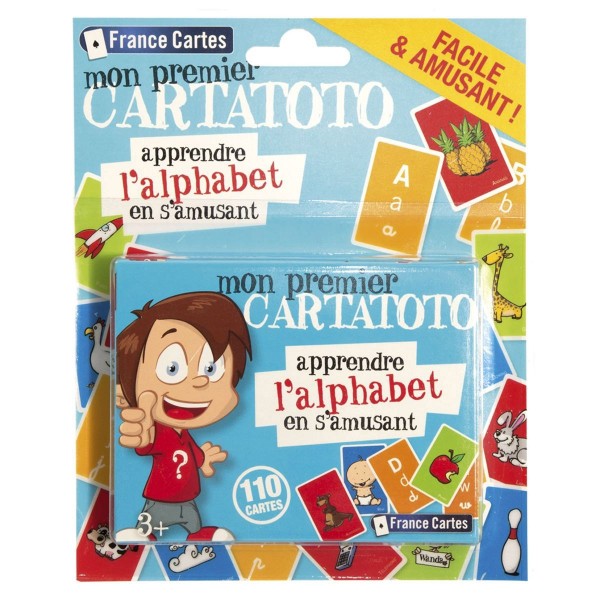 Jeu éducatif Cartatoto : Apprendre l'alphabet - FranceCartes-410055