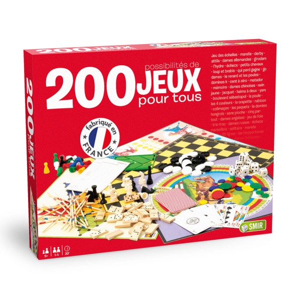 Coffret 200 jeux pour tous - FranceCartes-93460