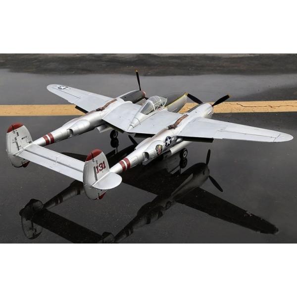 FREEWING P-38L Lightning 1600 PNP Pacific silver - FLW3011P
