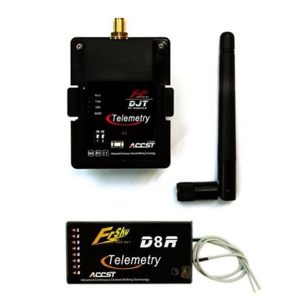 FRSKY Combo 1 -  2.4Ghz Telemetrie DJT-D8XR pour JR - FRS-DJT-D8R-2DB