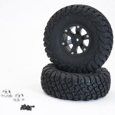 FTX TEXAN 1/10 MOUNTED TYRES O N 6-SPOKE BEADLOCK WHEELS (PR)