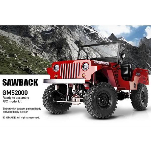 GS01 SAWBACK 1/10e 4WD Crawler Kit Gmade - GM52000