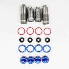 FTX Dr8 Shock Body & Cap Set Bleu