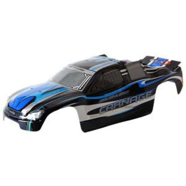 FTX CARNAGE ST PRINTED BODY - BLACK (BRUSHLESS) - FTX6342