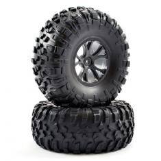 FTX OUTLAW PRE-MOUNTED WHEELS & TYRES - BLACK