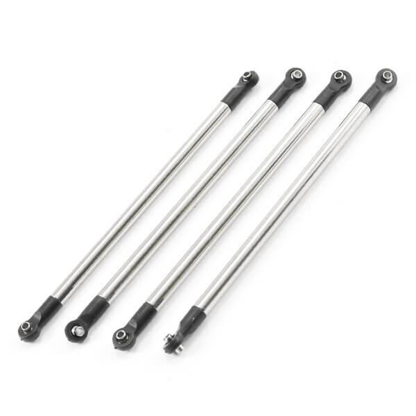 FTX Outback 2.0 Nickel Plated Steel Side Linkage 100Mm (4Pc) - FTX8265